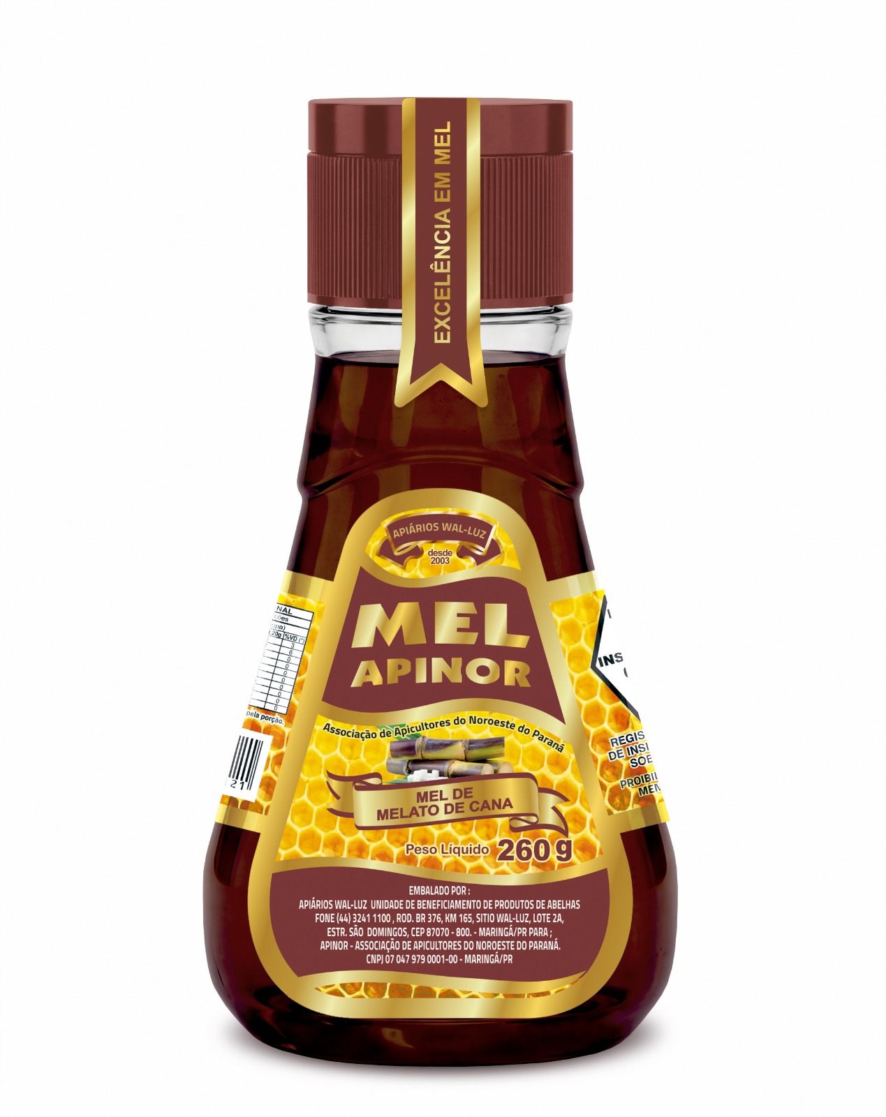 Mel de Melato de Cana 260g